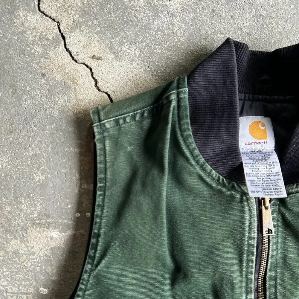 Carhartt V02 SPC green work wear vest - Picture 6 of 7